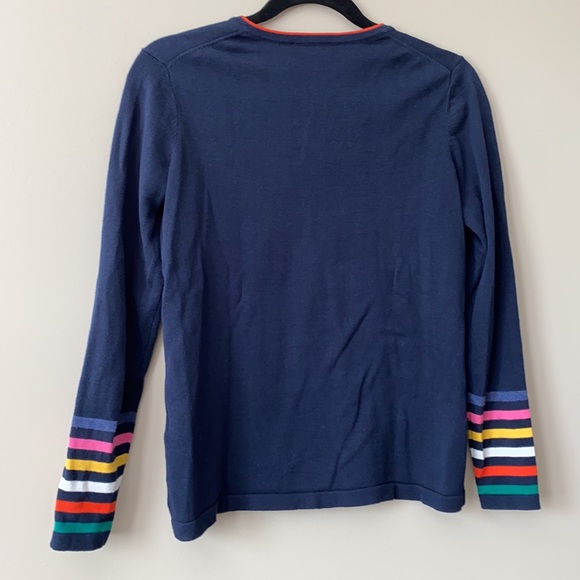 🌟Host Pick🌟Tommy Hilfiger Rainbow Striped Sleeve Sweater - Picture 3 of 8